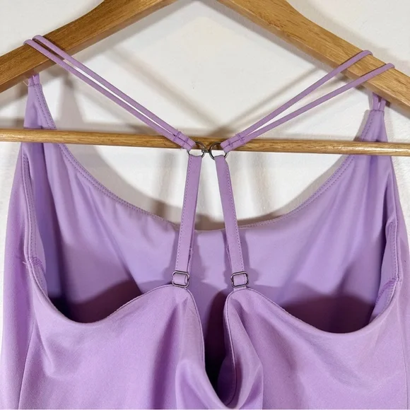 Abercrombie & Fitch Light Purple Lavender Traveler Medium Tall Mini Skort Dress - Picture 9 of 11